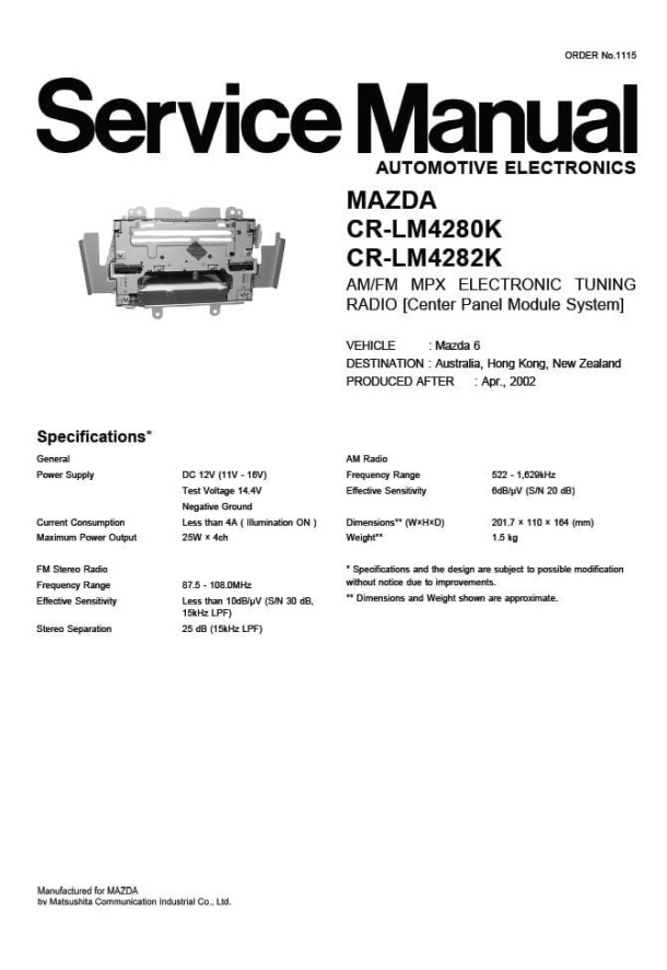 CR-LM4280K, CR-LM4282K_Mazda
